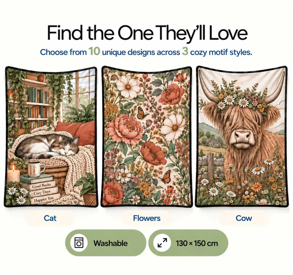 Cozy Moments Coloring Blanket for Adults - 50 x 60 in