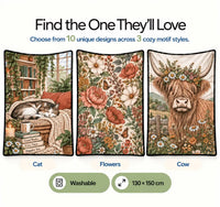 Cozy Moments Coloring Blanket for Adults - 50 x 60 in