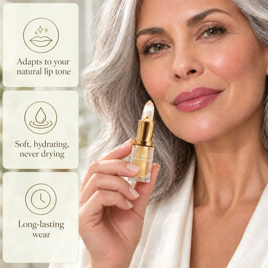 Color-Adapting Lipstick for Mature Lips